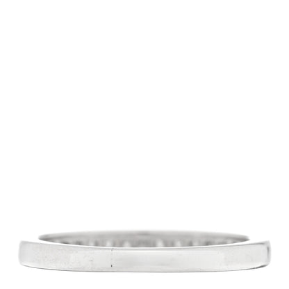 Tiffany Platinum Diamond 2.5mm Half Circle Wedding Band Ring 49 5 3 of 5