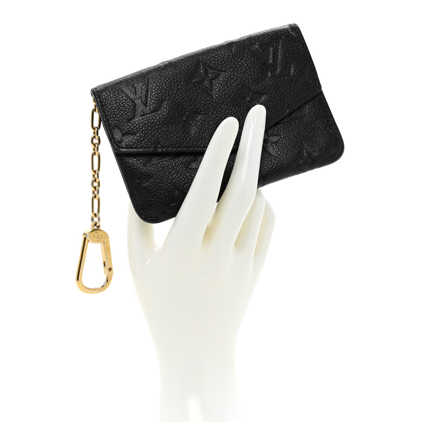 LOUIS VUITTON Empreinte Key Pouch Black