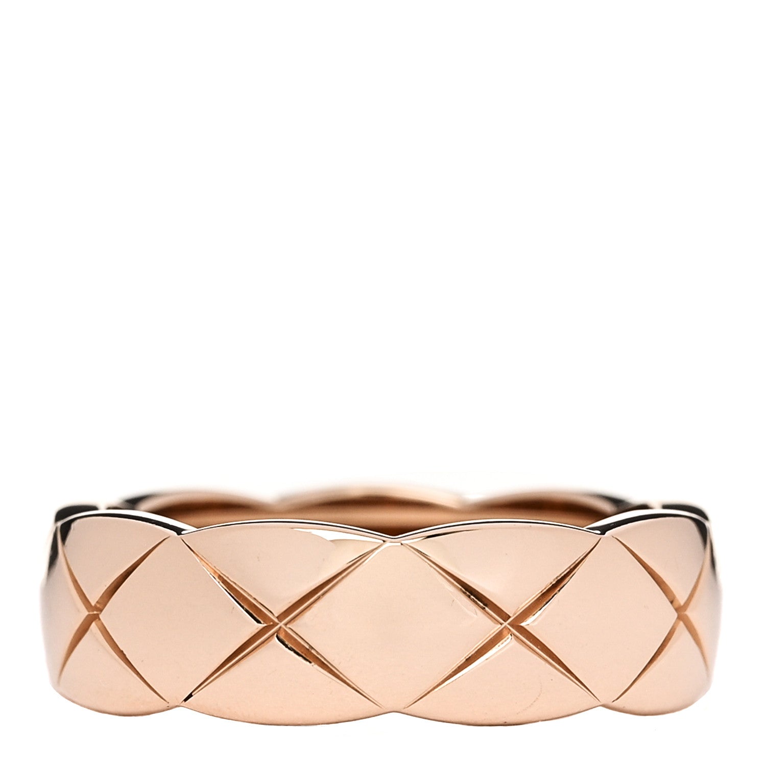 Chanel 18K Beige Gold Small Coco Crush Ring 57 8 1 of 7