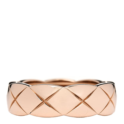 Chanel 18K Beige Gold Small Coco Crush Ring 57 8 1 of 7