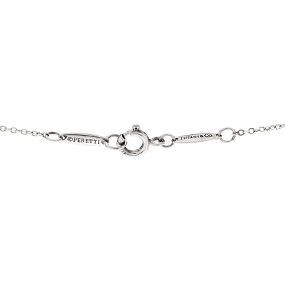 Tiffany Sterling Silver 12mm Elsa Peretti Tear Drop Pendant Necklace 5 of 7
