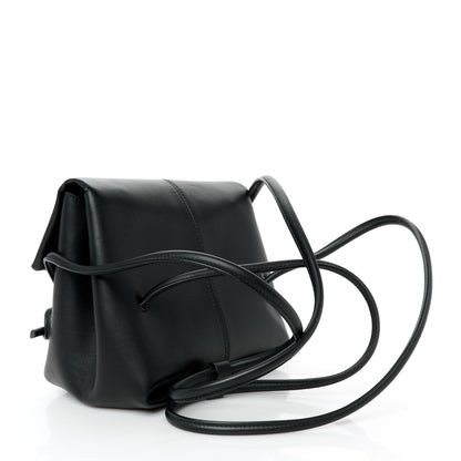 Bottega Veneta Calfskin Small Falcon Shoulder Bag Black 3 of 11