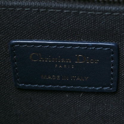 Christian Dior Oblique Calfskin Small Book Tote With Strap Blue Multicolor 6 of 12