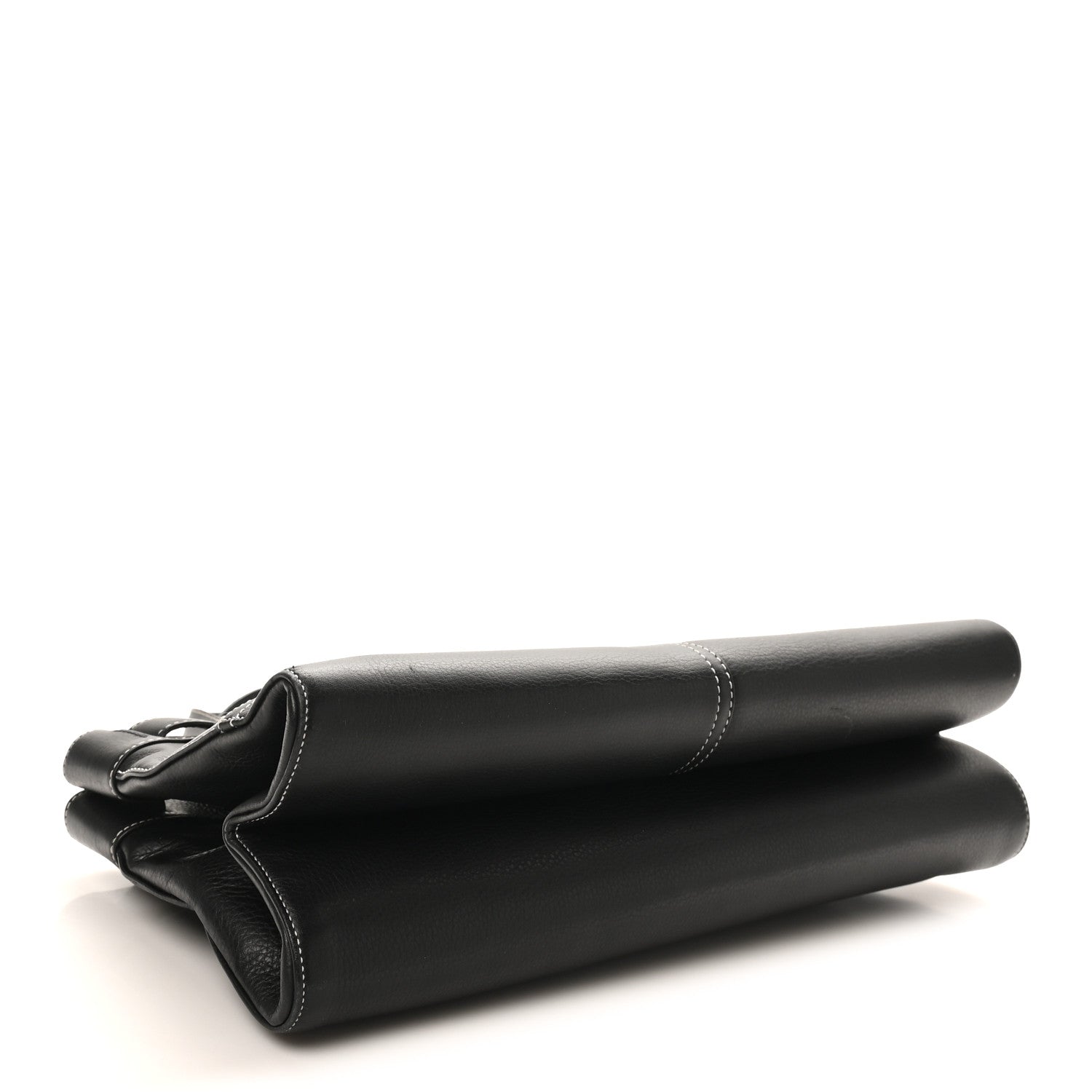 Christian Dior Calfskin Belted Pants Shoulder Bag Black 4 of 10