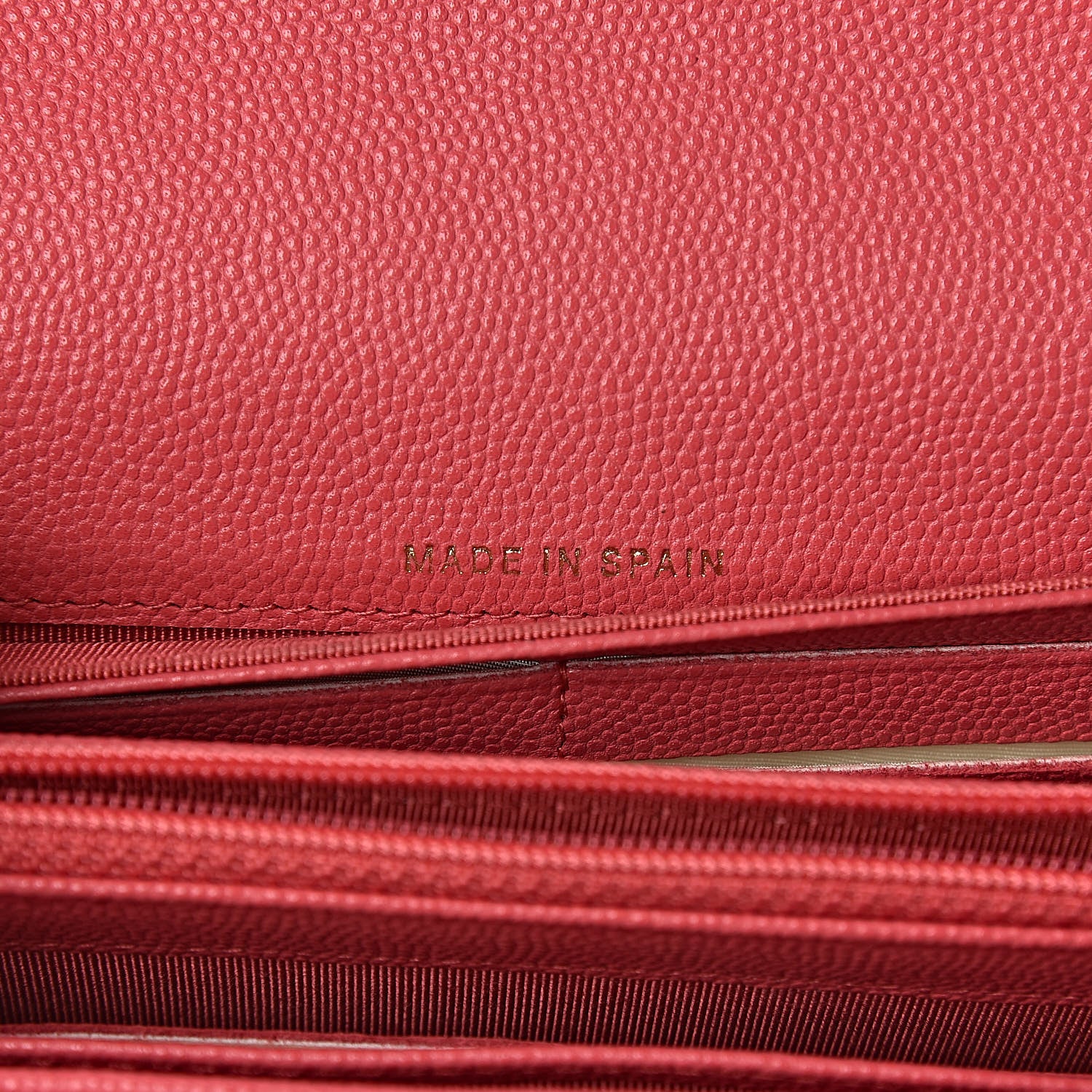 Chanel Caviar Quilted Large Gusset Flap Wallet Pink 7 of 10