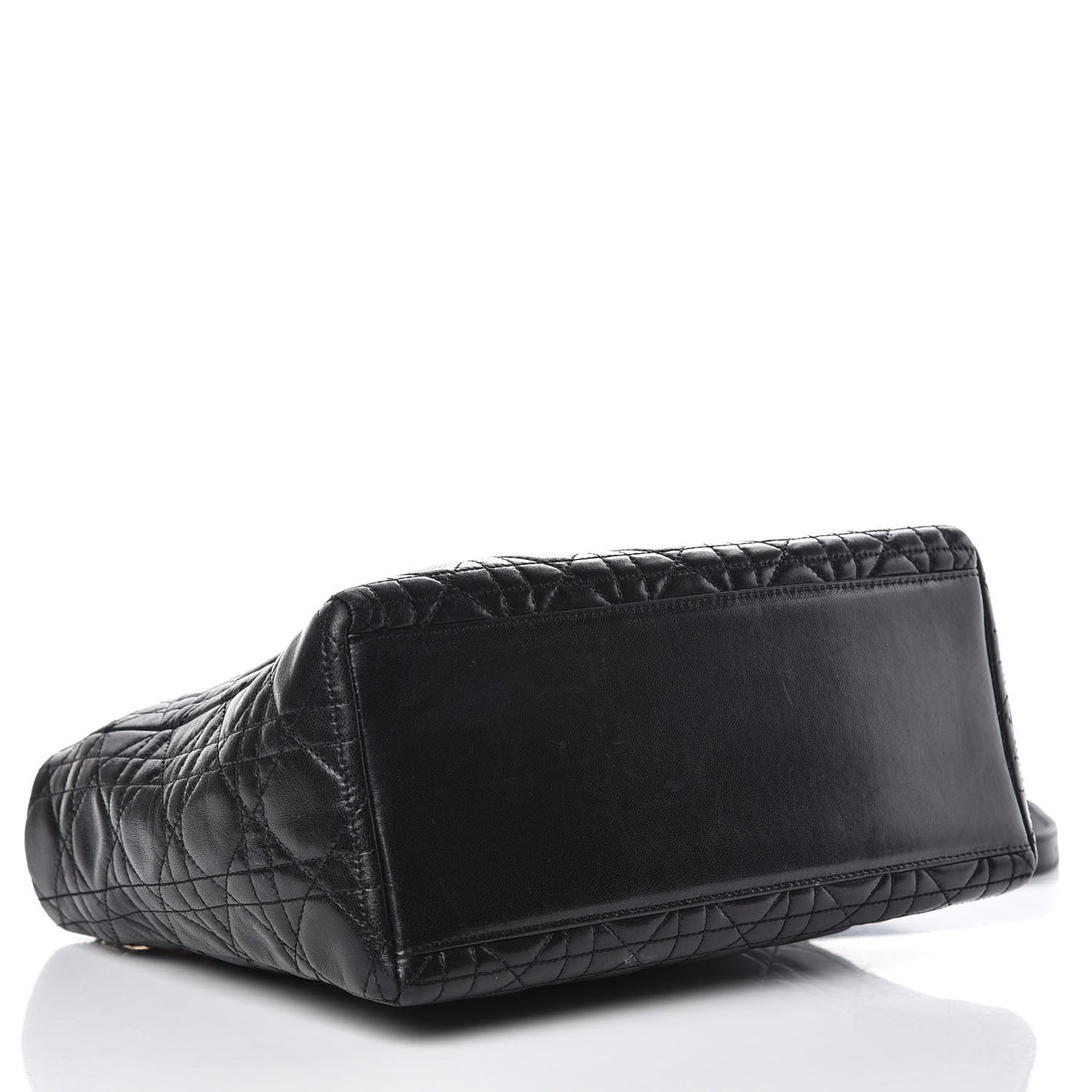 Lambskin Cannage Medium Lady Dior Black