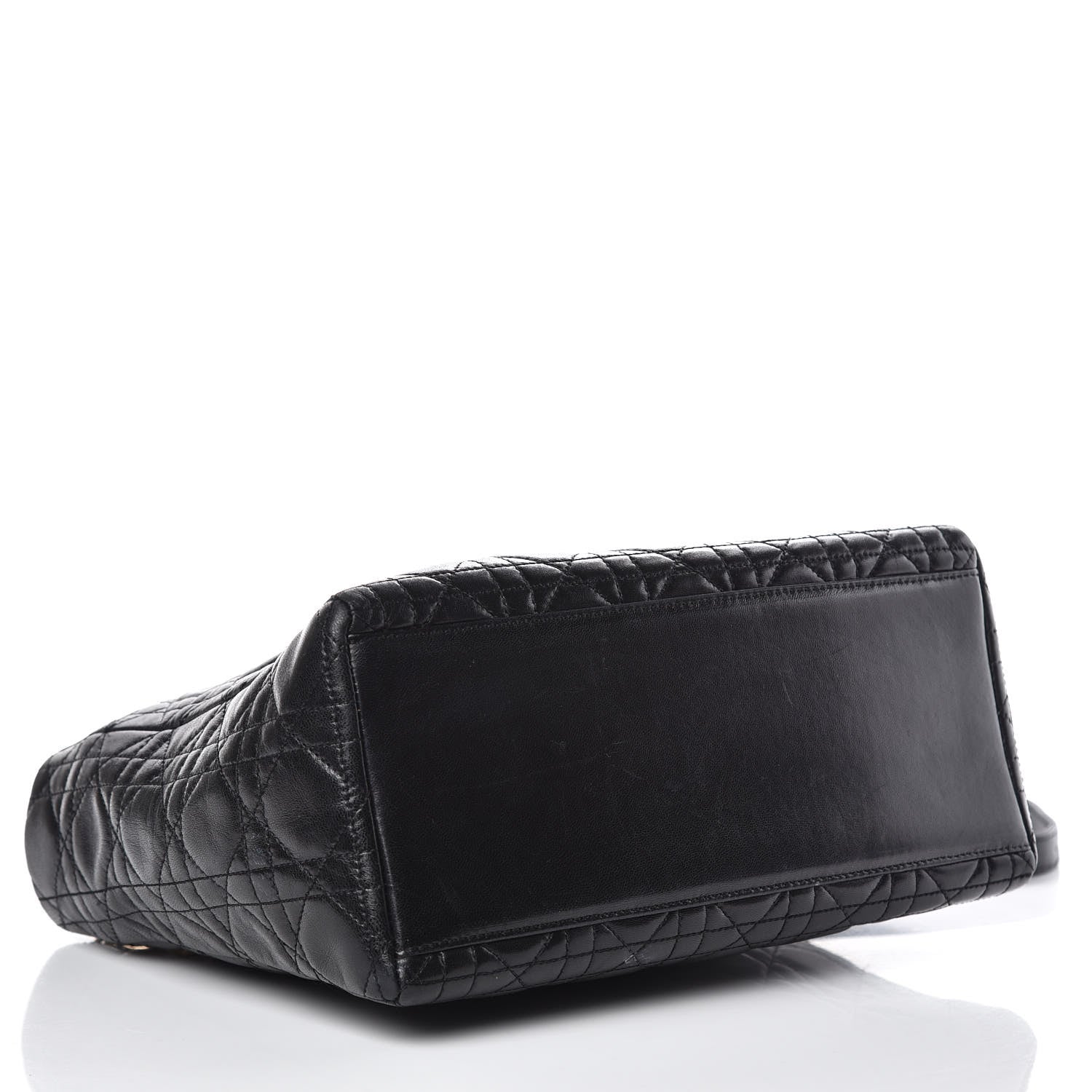 Christian Dior Lambskin Cannage Medium Lady Dior Black 4 of 14