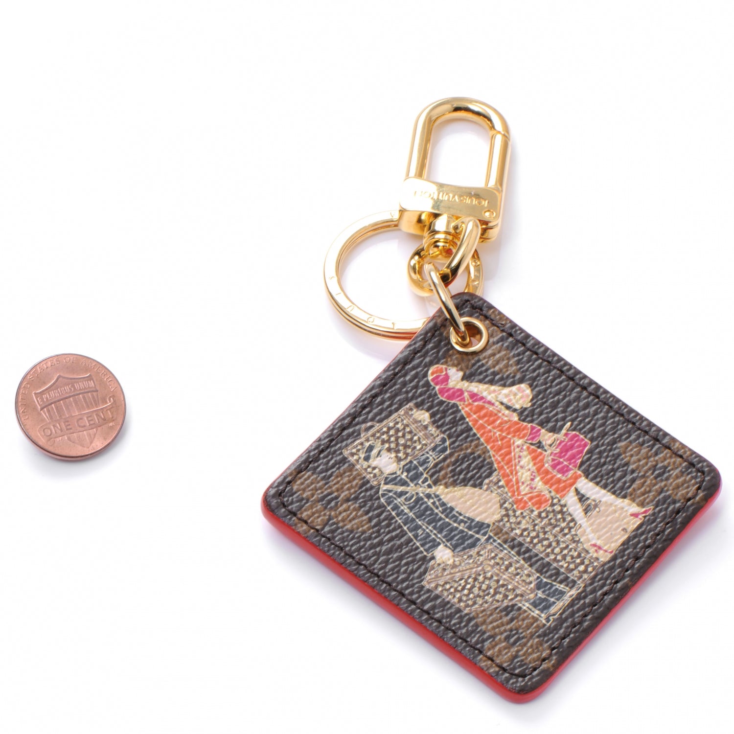 Louis Vuitton Monogram Illustre Groom Key Holder 2 of 6