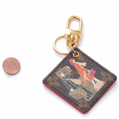 Louis Vuitton Monogram Illustre Groom Key Holder 2 of 6