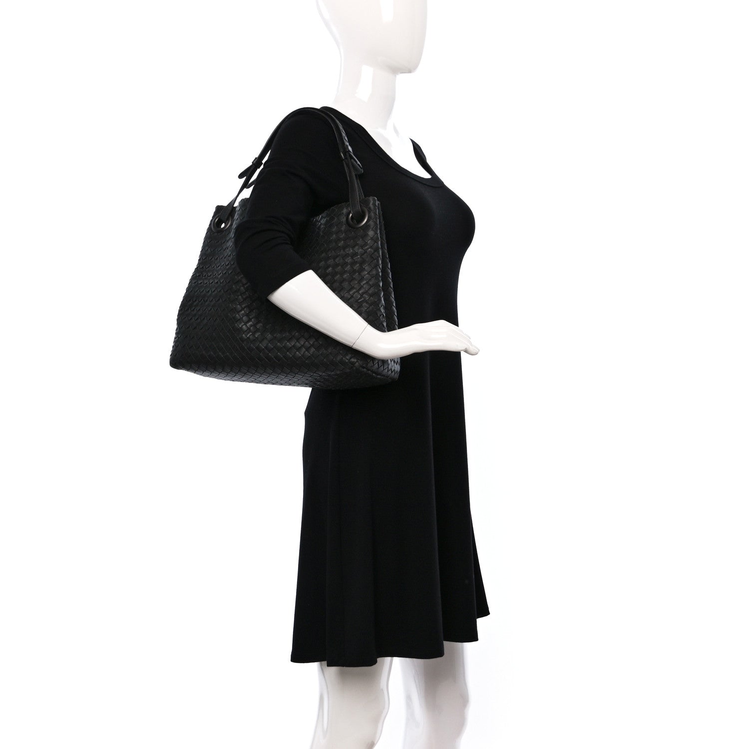 Bottega Veneta Nappa Intrecciato Bella Tote Grey 2 of 8