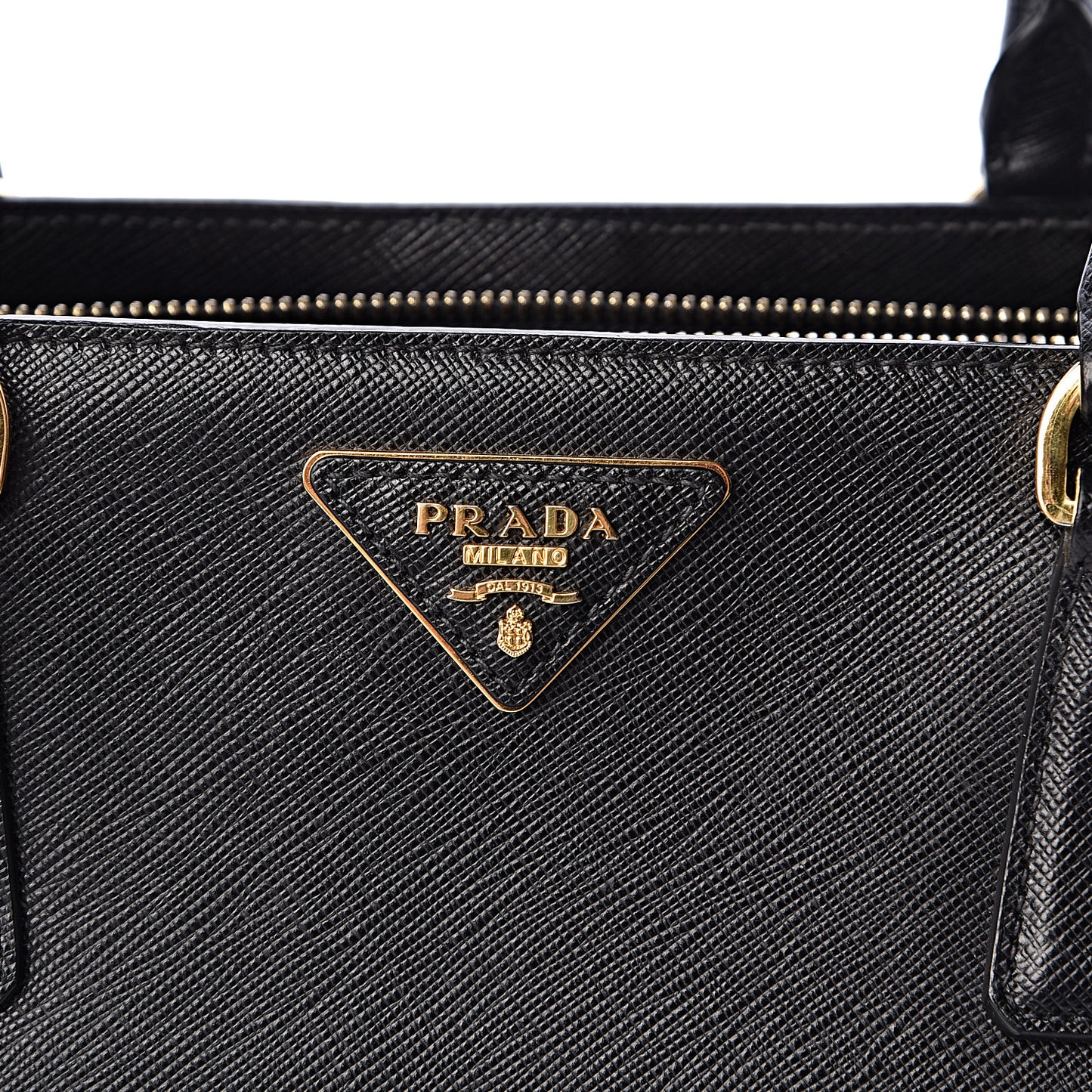 Saffiano Lux Medium Tote Black