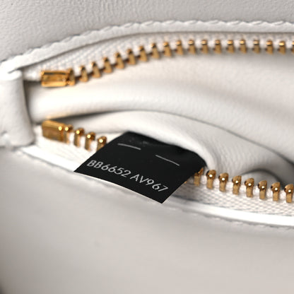 Dolce & Gabbana Calfskin Medium Devotion Crossbody Bag White 7 of 11
