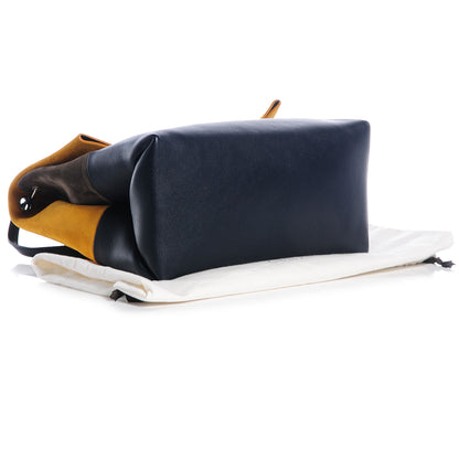 Celine Calfskin Suede All Soft Shoulder Bag Amber 4 of 8