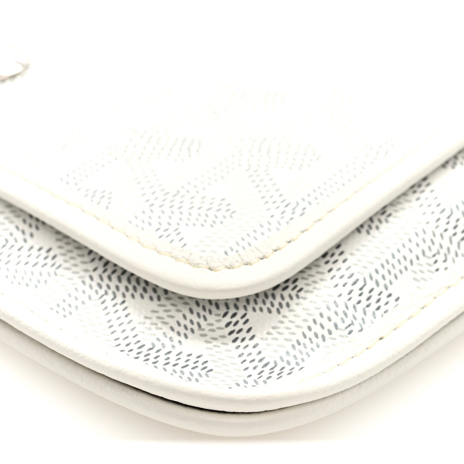 Goyard Goyardine Plumet Wallet Clutch White 9 of 9