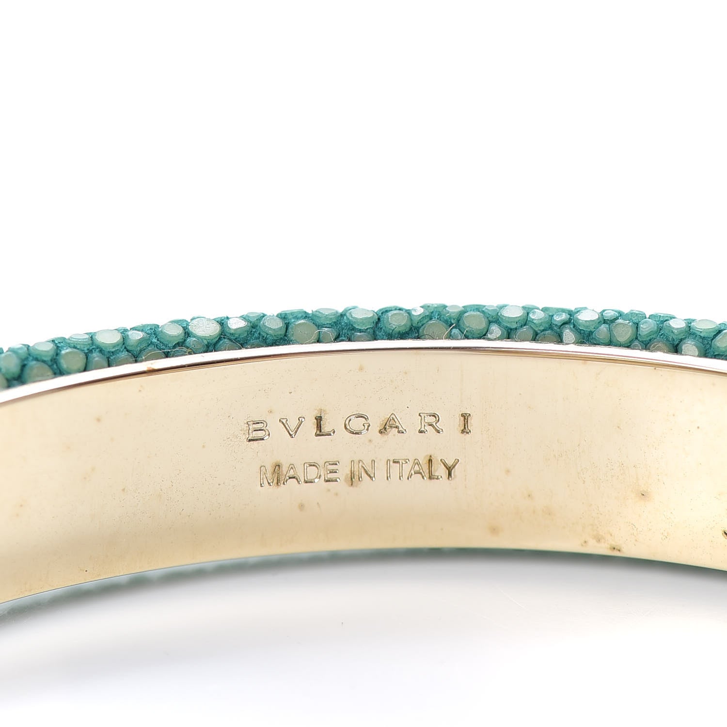 Bulgari Galuchat Serpenti Forever Bracelet Green 4 of 5