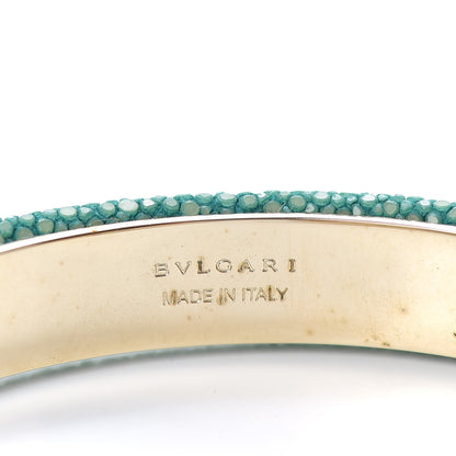 Bulgari Galuchat Serpenti Forever Bracelet Green 4 of 5