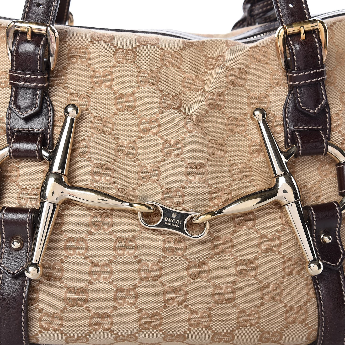 Monogram 85th Anniversary Boston Tote Brown