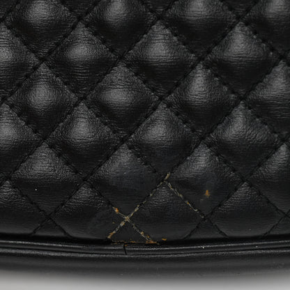 Gucci Calfskin Trapuntata Web Mini GG Shoulder Bag Black 12 of 13