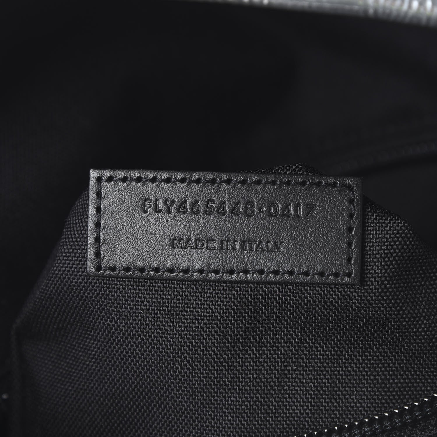 Saint Laurent Textured Patent City Backpack Argent 6 of 9
