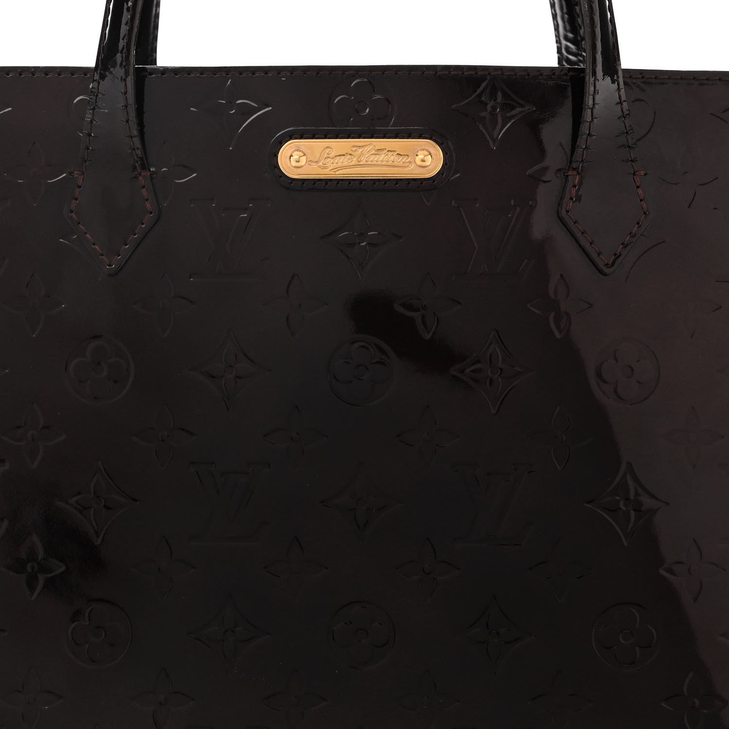 Louis Vuitton Vernis Wilshire GM Amarante 7 of 12