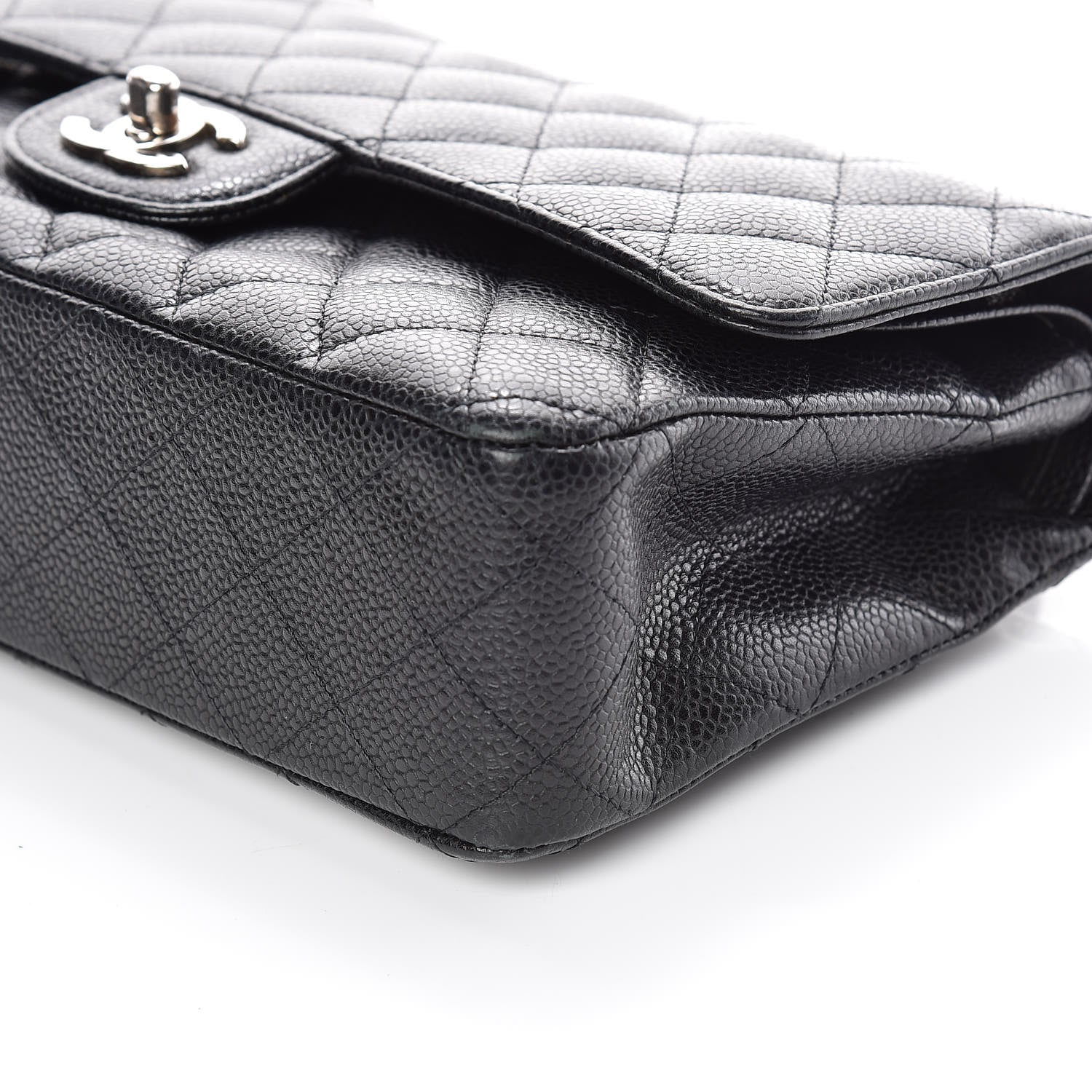 Chanel Caviar Quilted Medium Double Flap Black 6 of 10