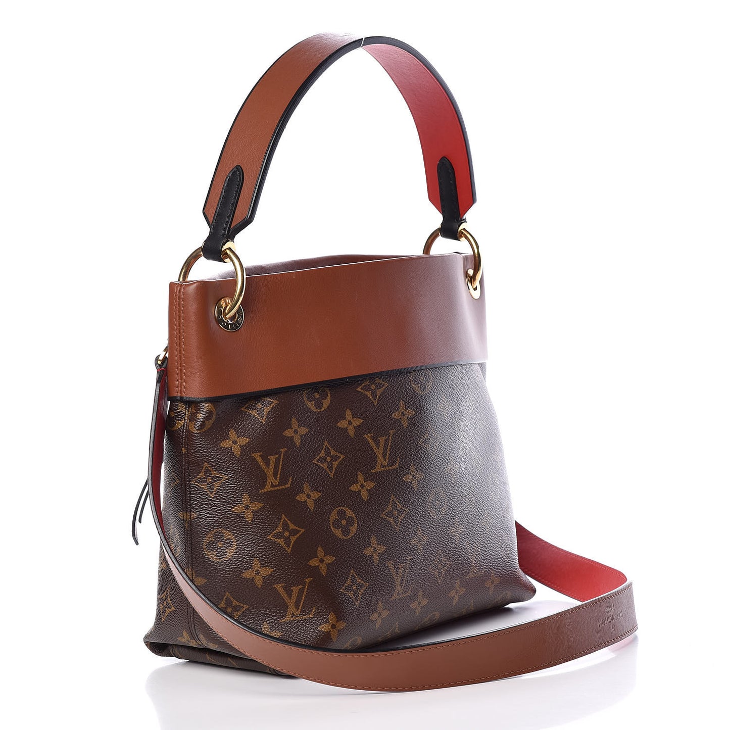 Monogram Tuileries Besace Caramel Rouge