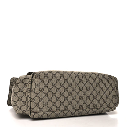Gucci GG Plus Monogram Messenger Diaper Bag Dark Brown 5 of 11