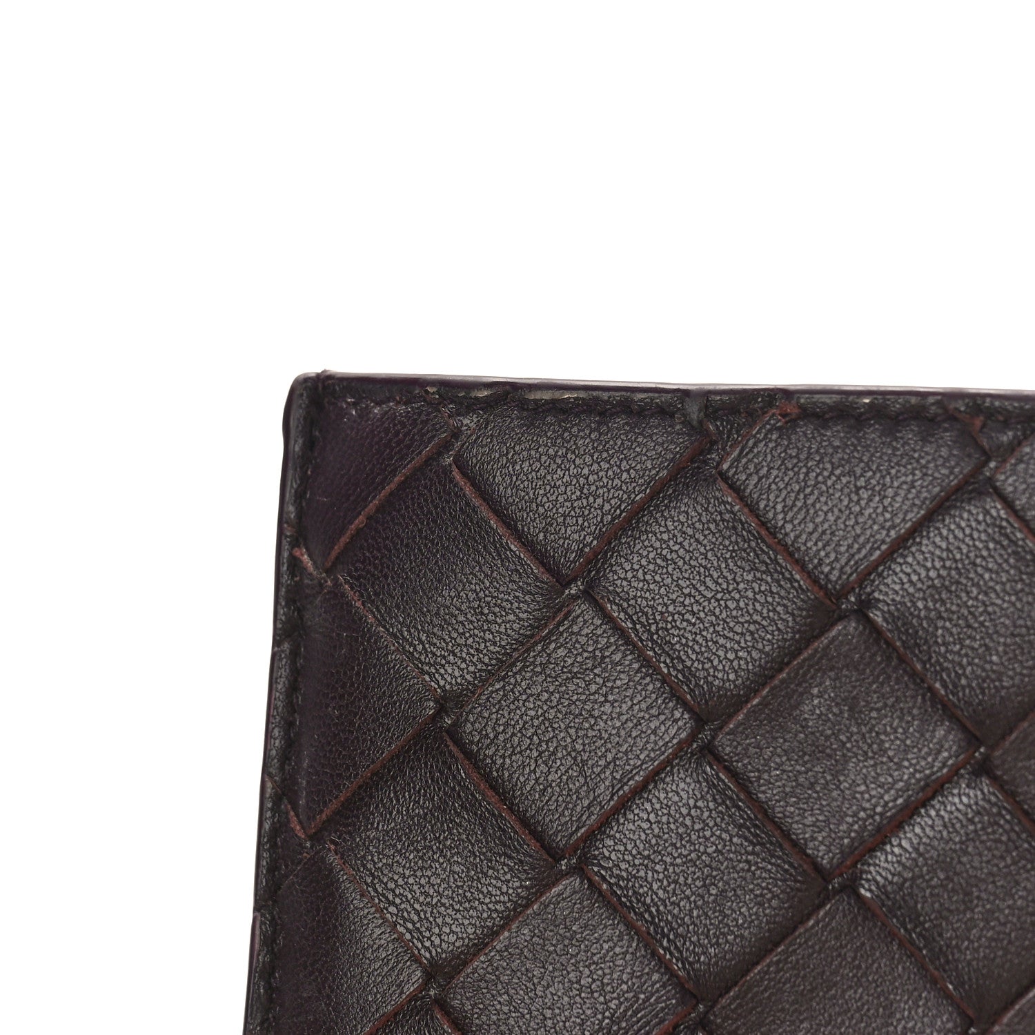 Bottega Veneta Nappa Intrecciato Bifold Zip Wallet Grape Bonbon 9 of 9