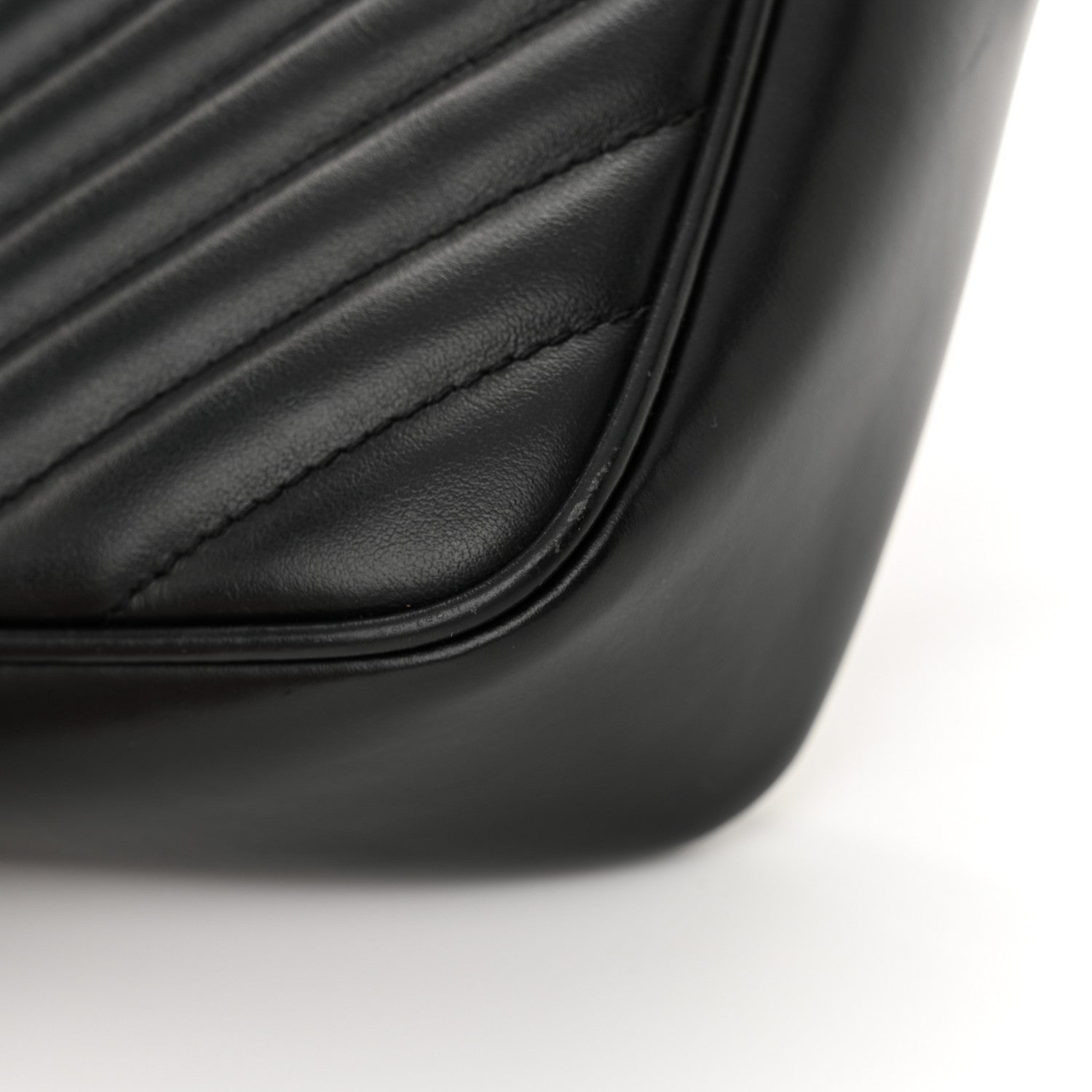 Saint Laurent Calfskin Matelasse Monogram Lou Camera Bag Black 11 of 14