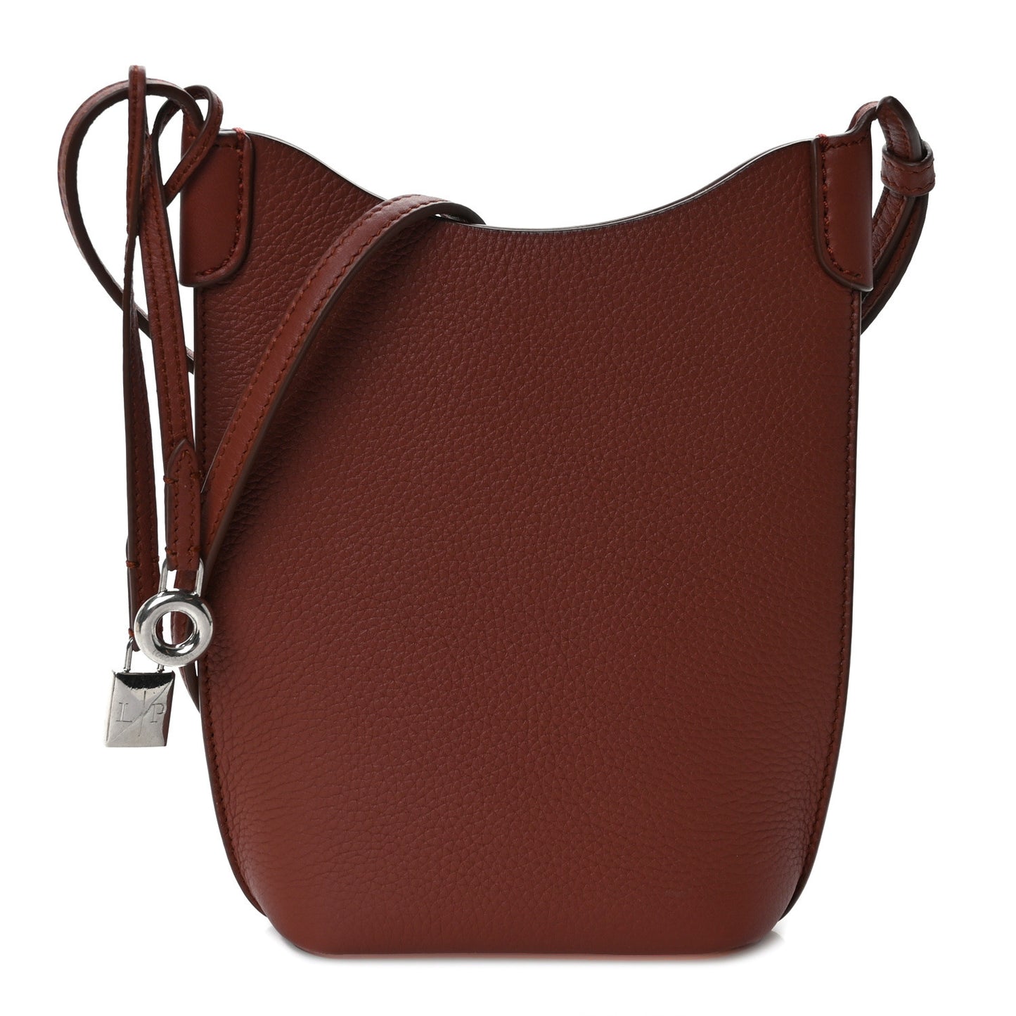 Grained Calfskin Bale Phone Case Kummel