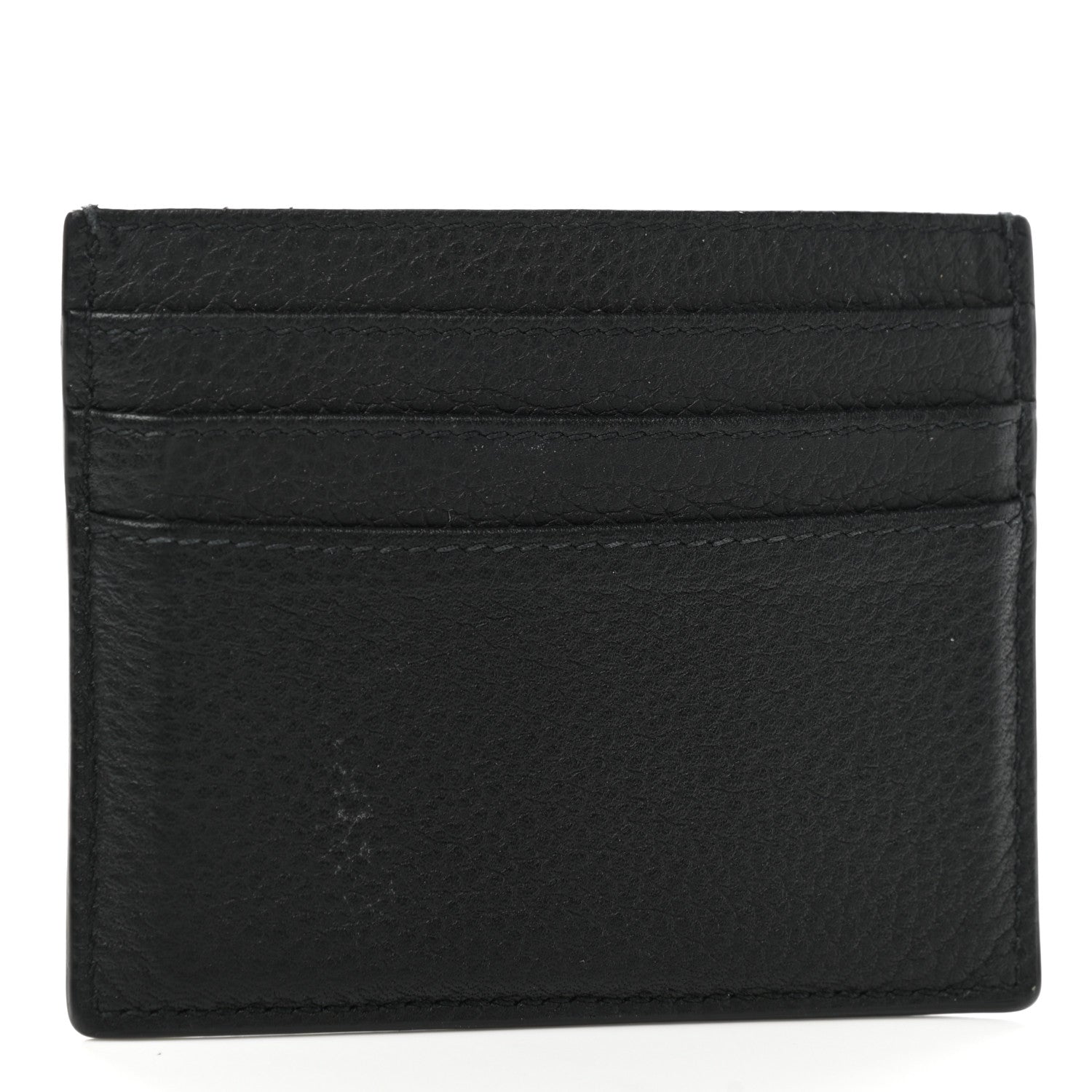 Christian Dior Grained Calfskin Embroidered Floral Lady Dior Card Holder Black 3 of 8