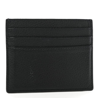 Christian Dior Grained Calfskin Embroidered Floral Lady Dior Card Holder Black 3 of 8