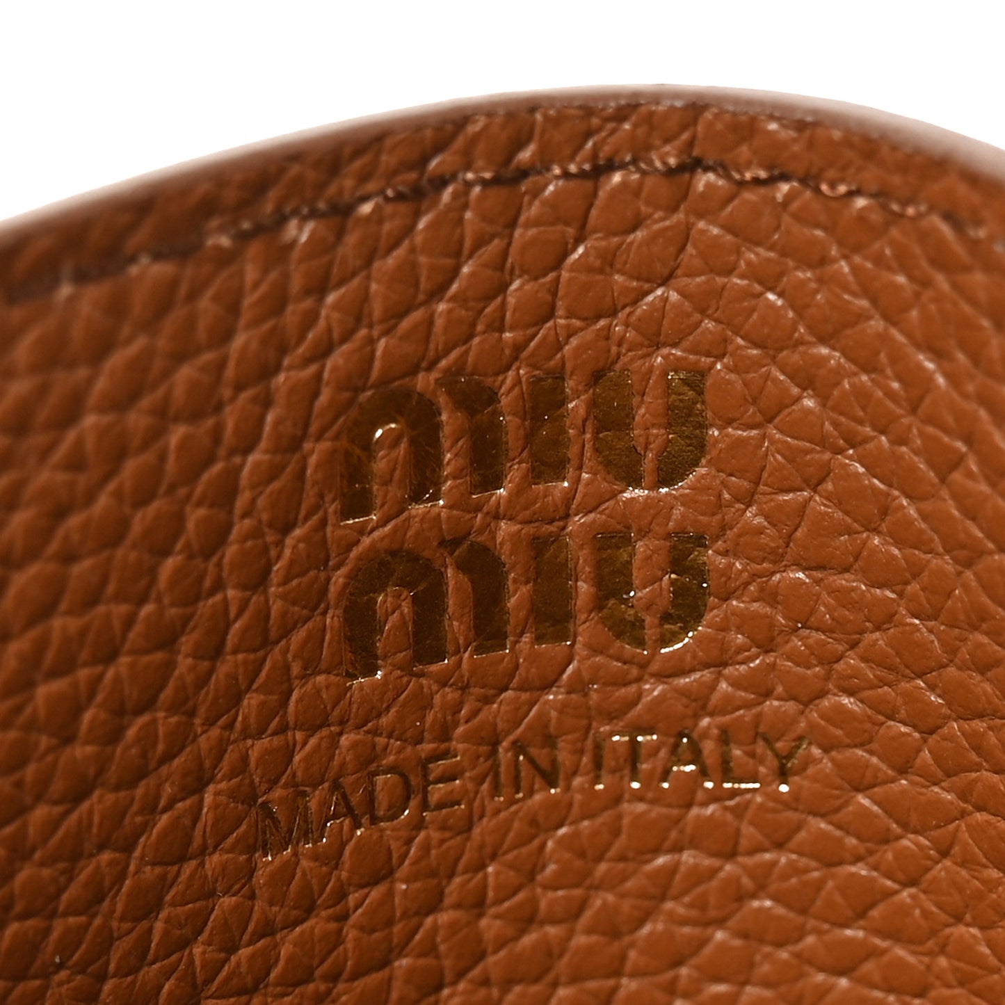 Vitello Daino Card Holder Cognac