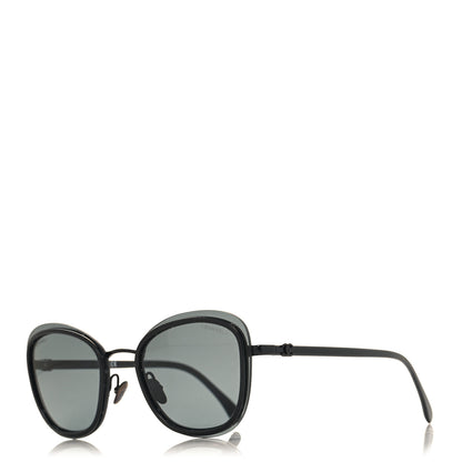 Chanel Pantos Sunglasses 4264 Black Grey 1 of 8