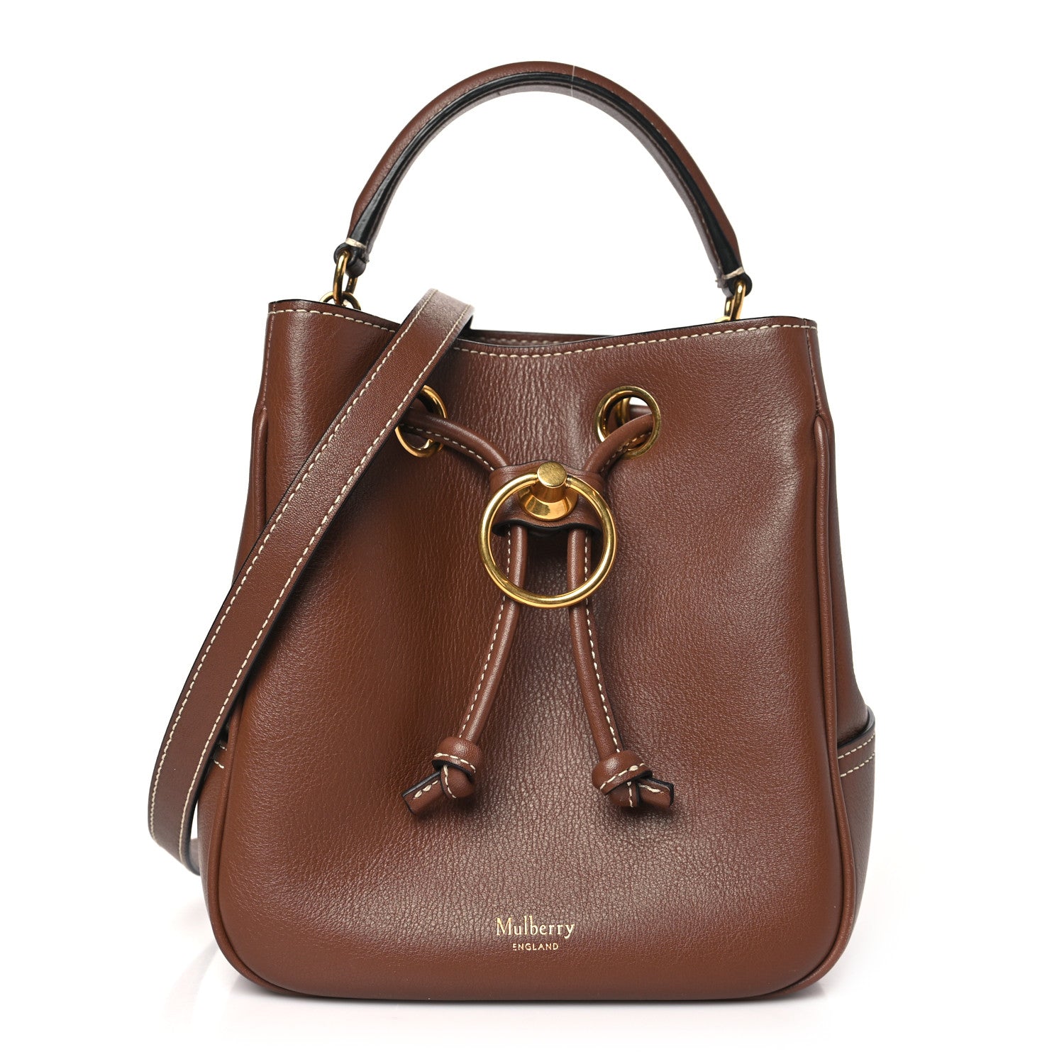 Mulberry Small Classic Grain Small Hampstead Brown 1 of 9
