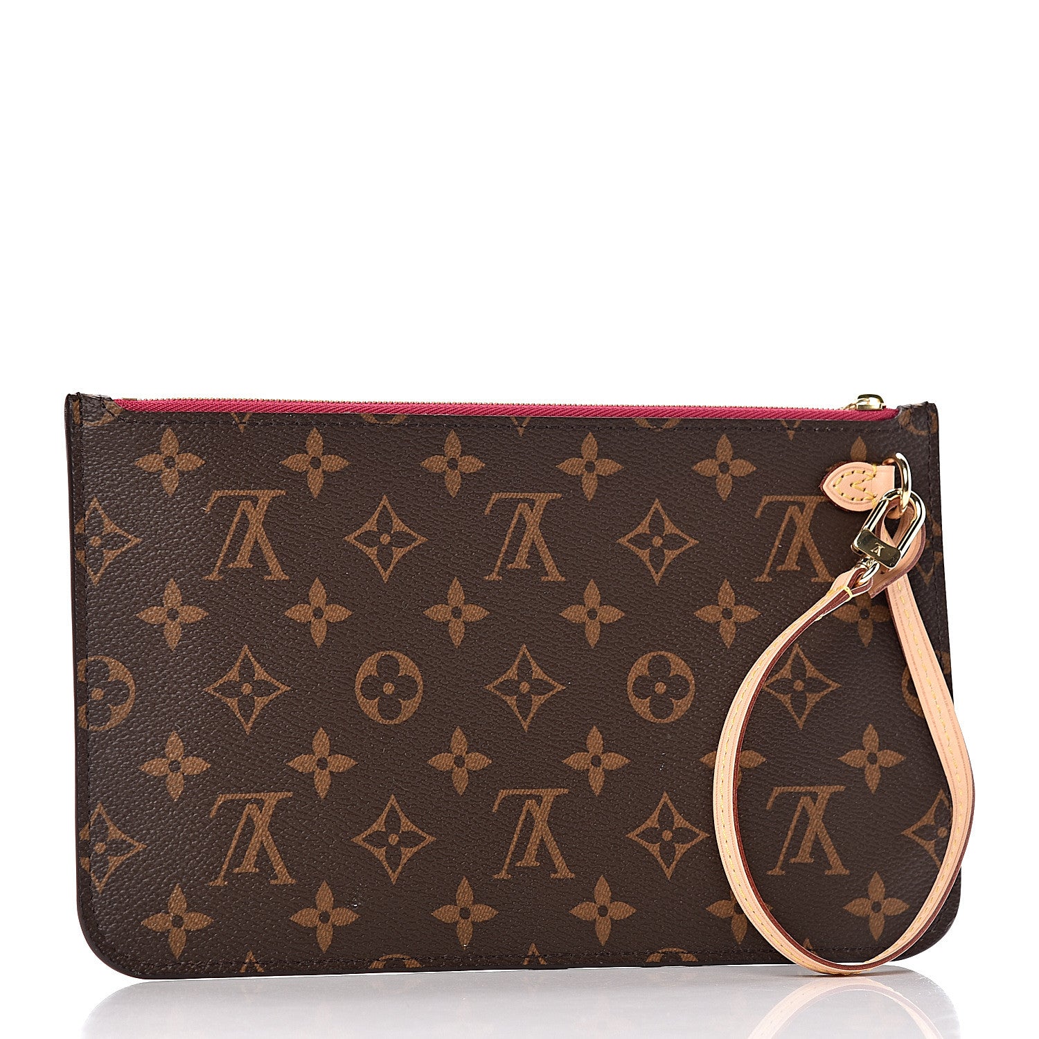 Louis Vuitton Monogram Neverfull MM GM Pochette Pivoine 3 of 9