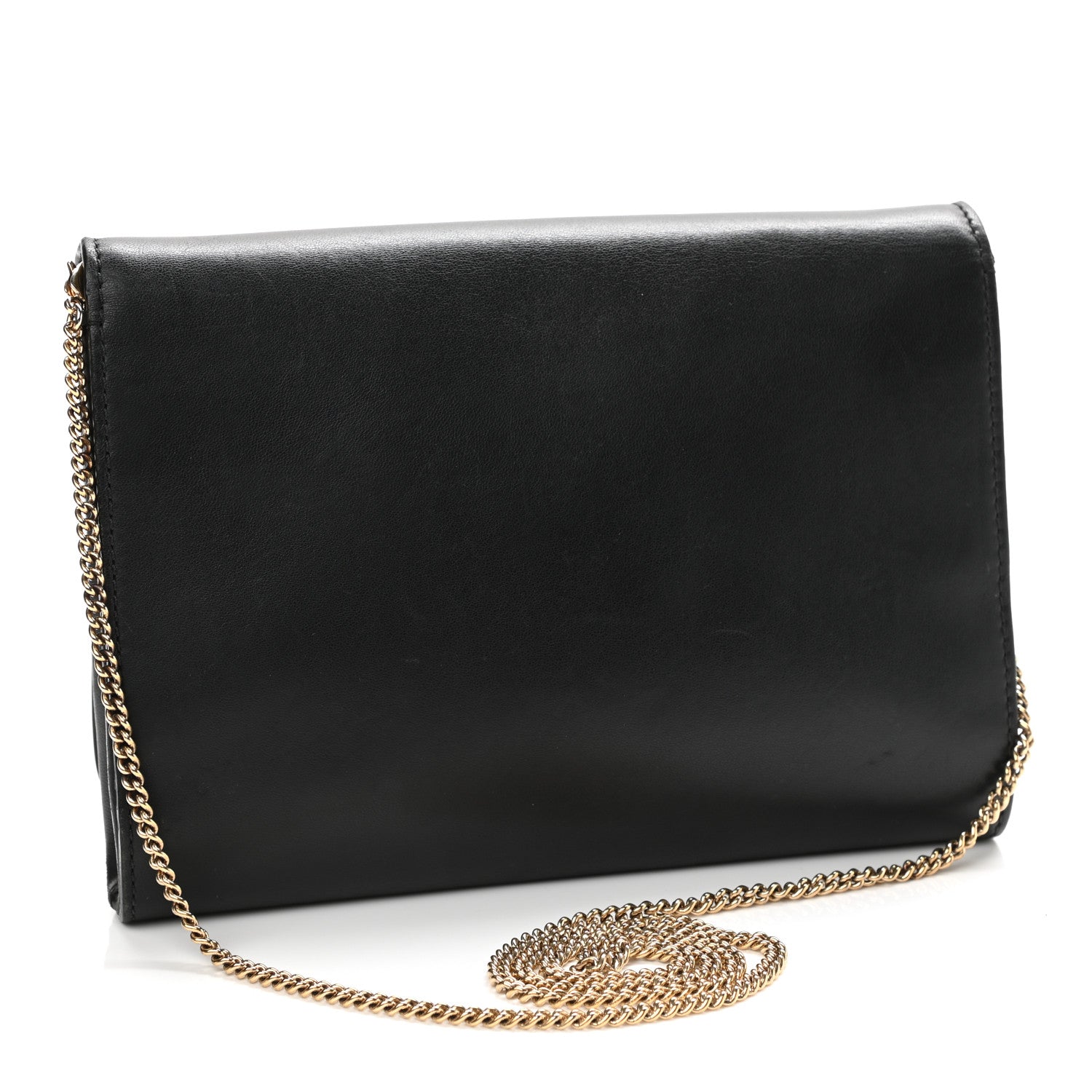Versace Vitello Palazzo Medusa Evening Clutch Bag Black 3 of 11