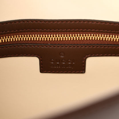 Gucci Ancora Calfskin Small Jackie Shoulder Bag Sweet Chestnut 7 of 10