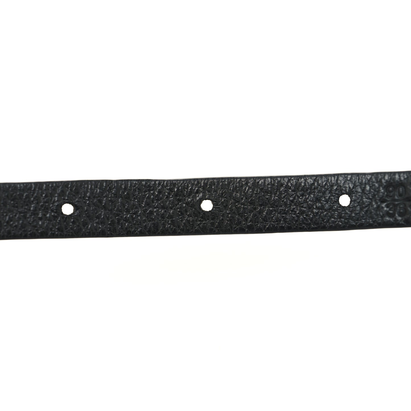 Lambskin CC Chain Belt 90 Black