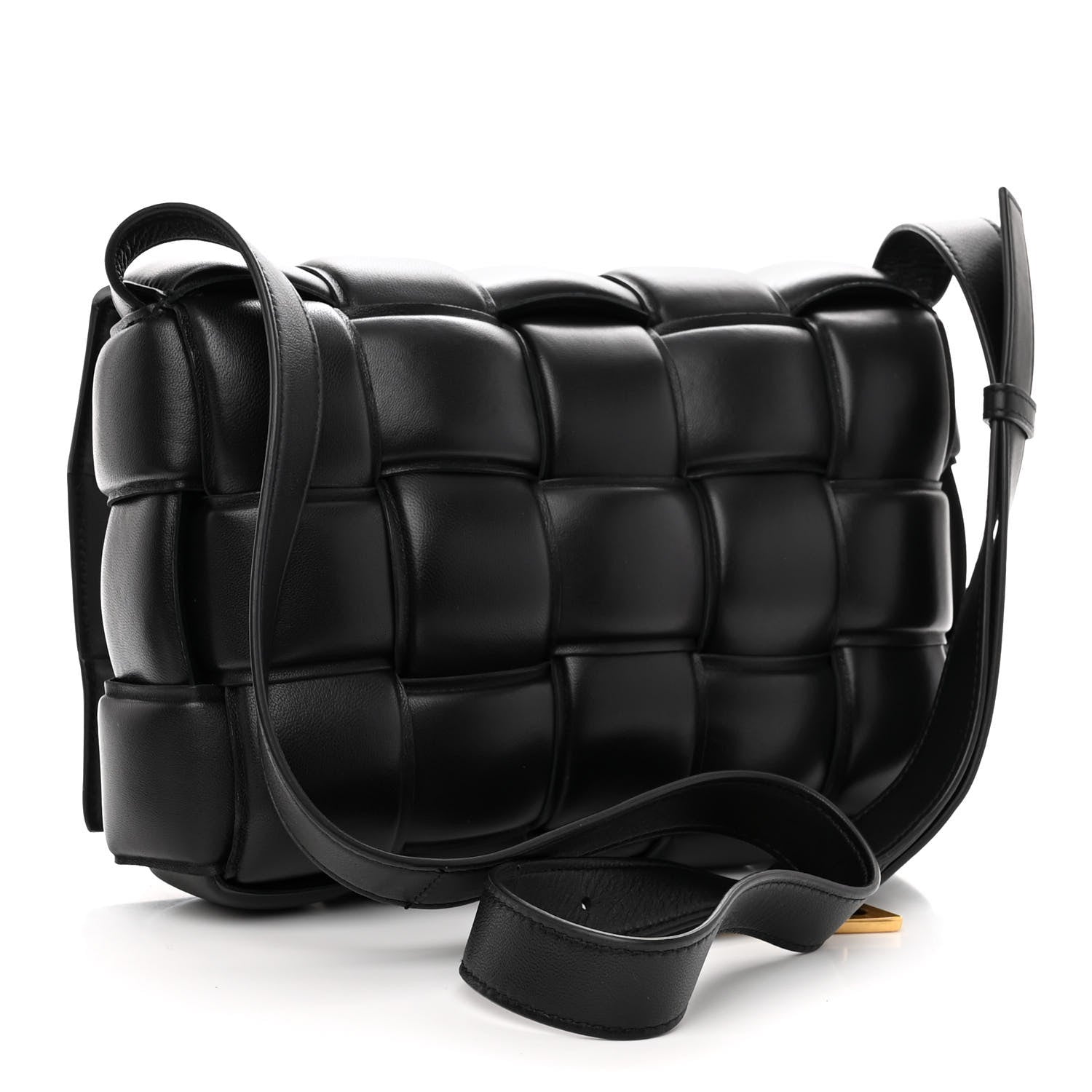 Bottega Veneta Nappa Maxi Intreccio Padded Cassette Crossbody Bag Black 3 of 10