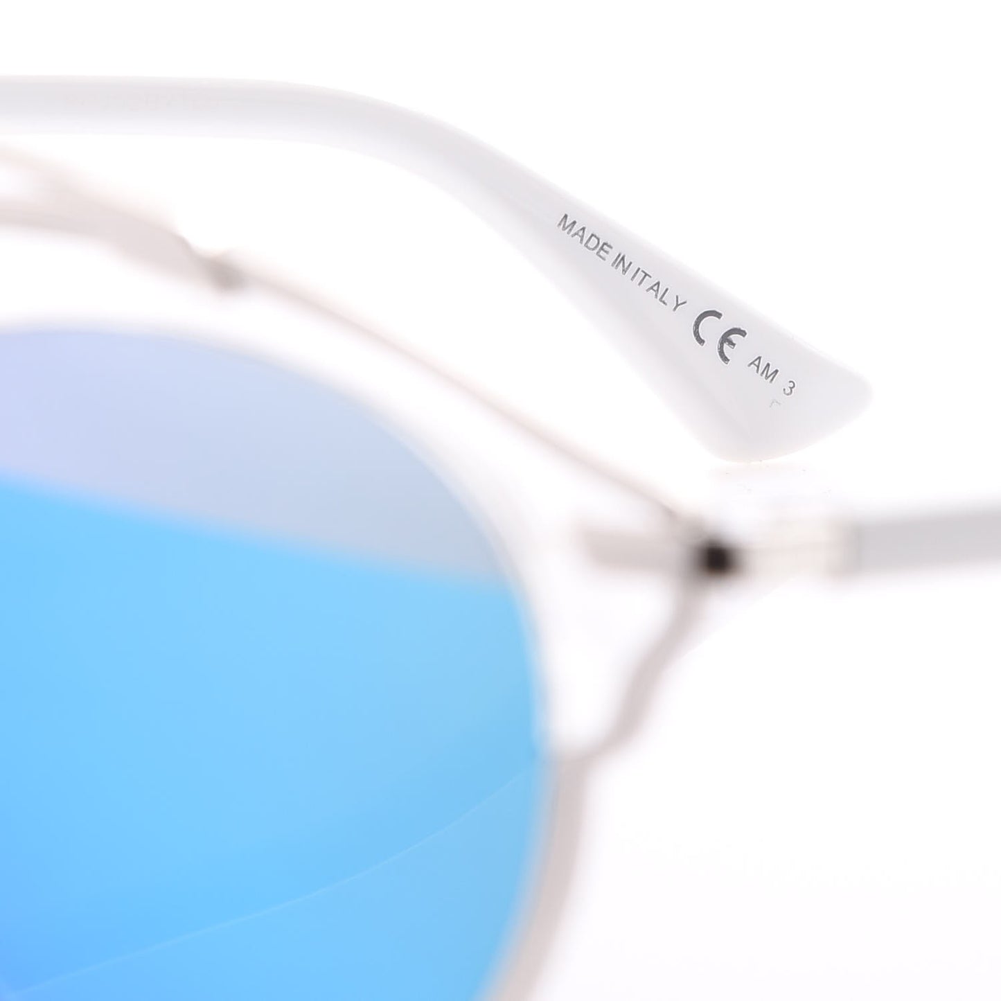 Mirrored So Real Sunglasses Crystal Silver White