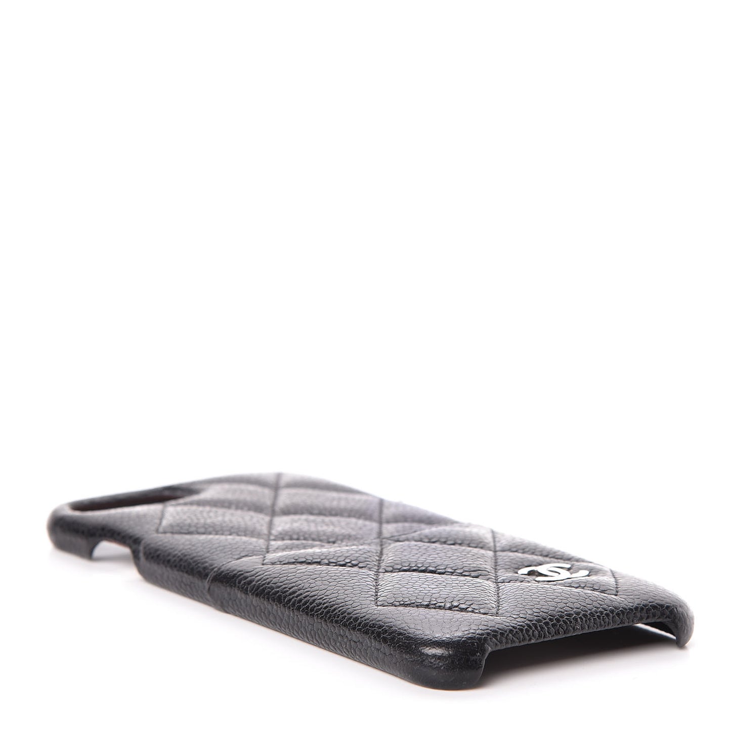 Caviar Quilted iPhone 8 Plus Coco Tech Case Black