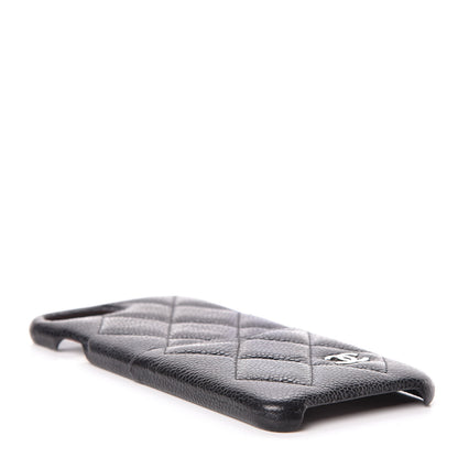 Chanel Caviar Quilted iPhone 8 Plus Coco Tech Case Black 4 of 9