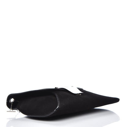 Celine Suede Calfskin Clutch on Chain Black 4 of 7