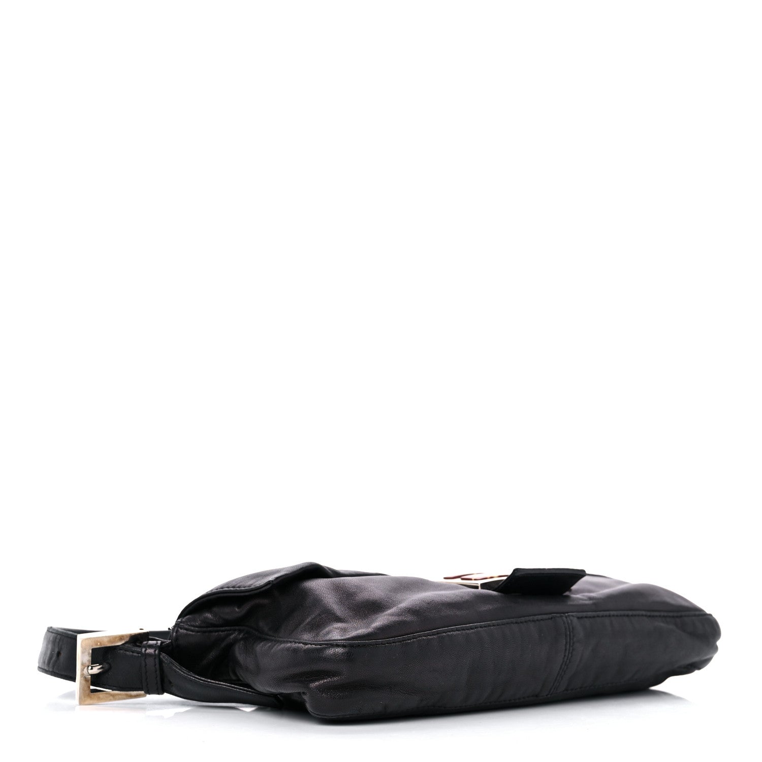 Fendi Nappa Baguette Black 4 of 11