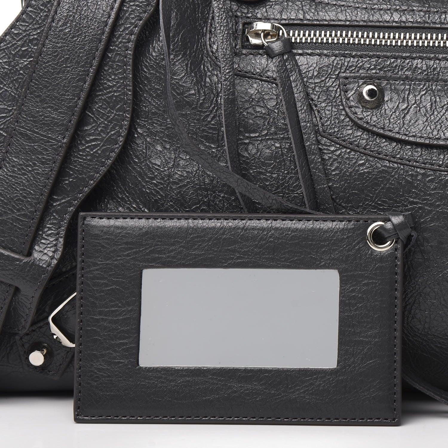 Balenciaga Agneau Classic Silver Hardware City Gris Fossile 12 of 14
