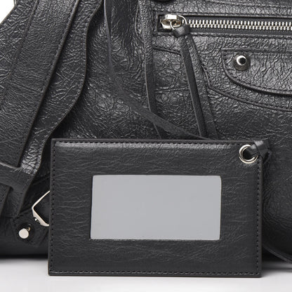 Balenciaga Agneau Classic Silver Hardware City Gris Fossile 12 of 14