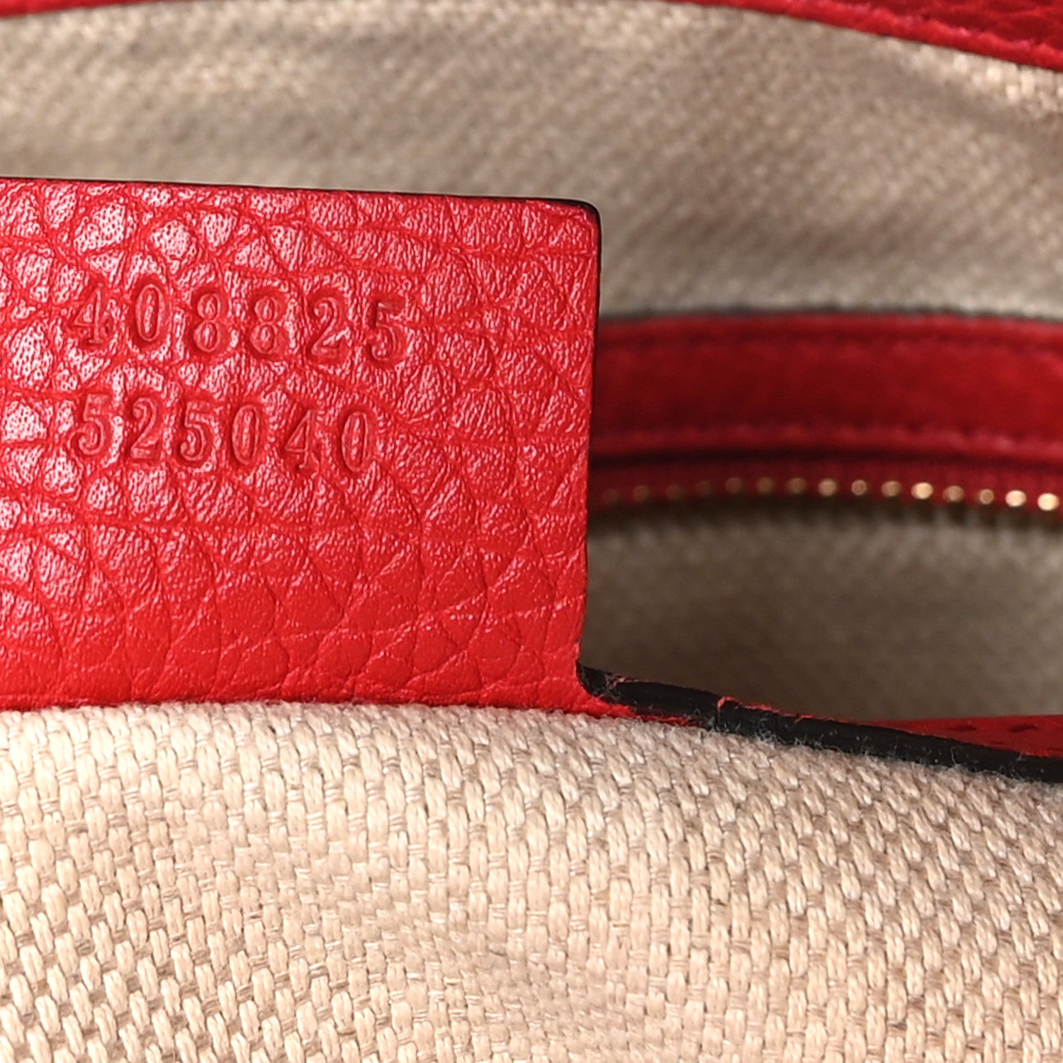 Gucci Pebbled Calfskin Large Soho Hobo Tabasco Red 7 of 15