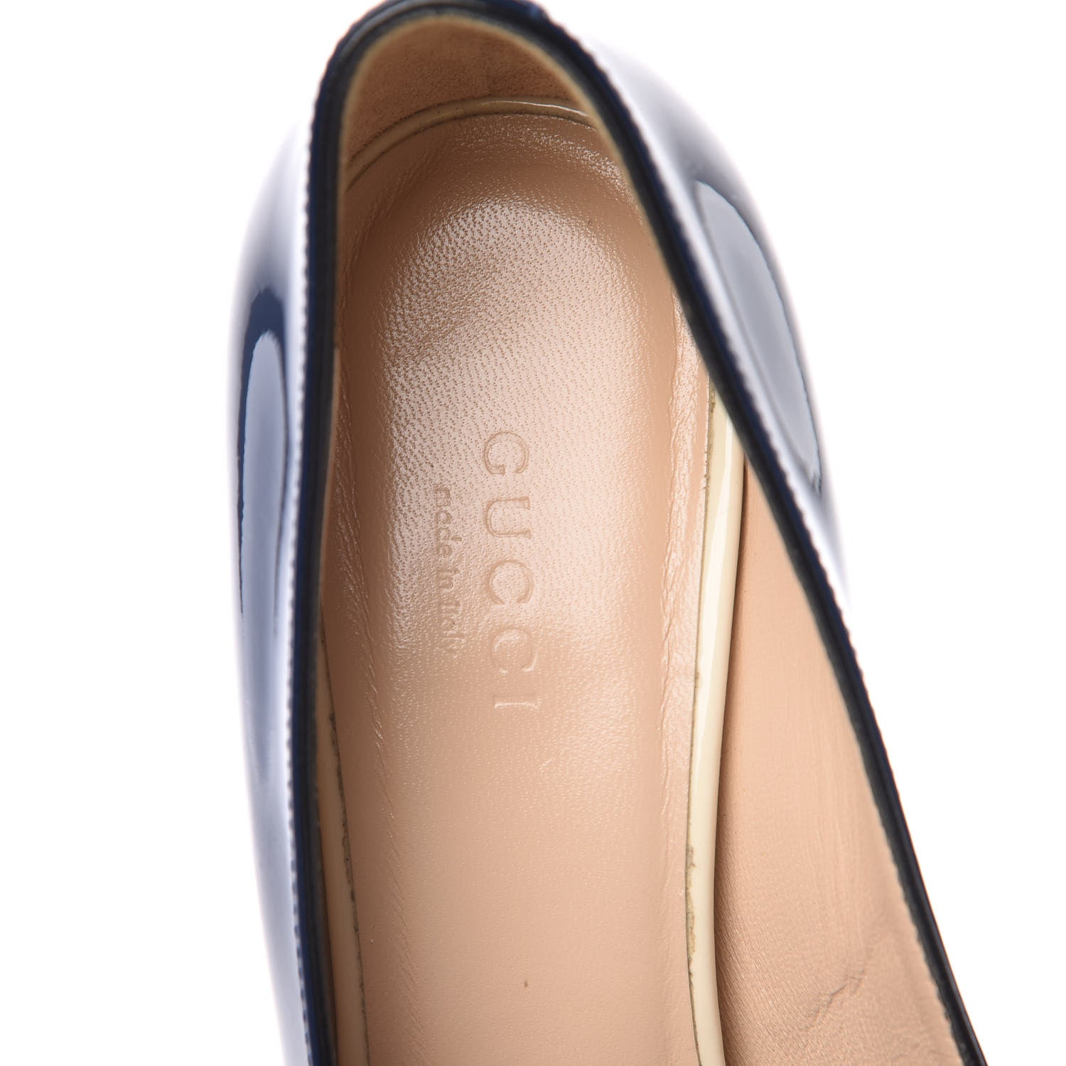 Gucci Vernice Studded GG Marmont Fringe 50mm Loafer Pumps 37 Blue Agata Hibiscus Red Mystic White 6 of 9