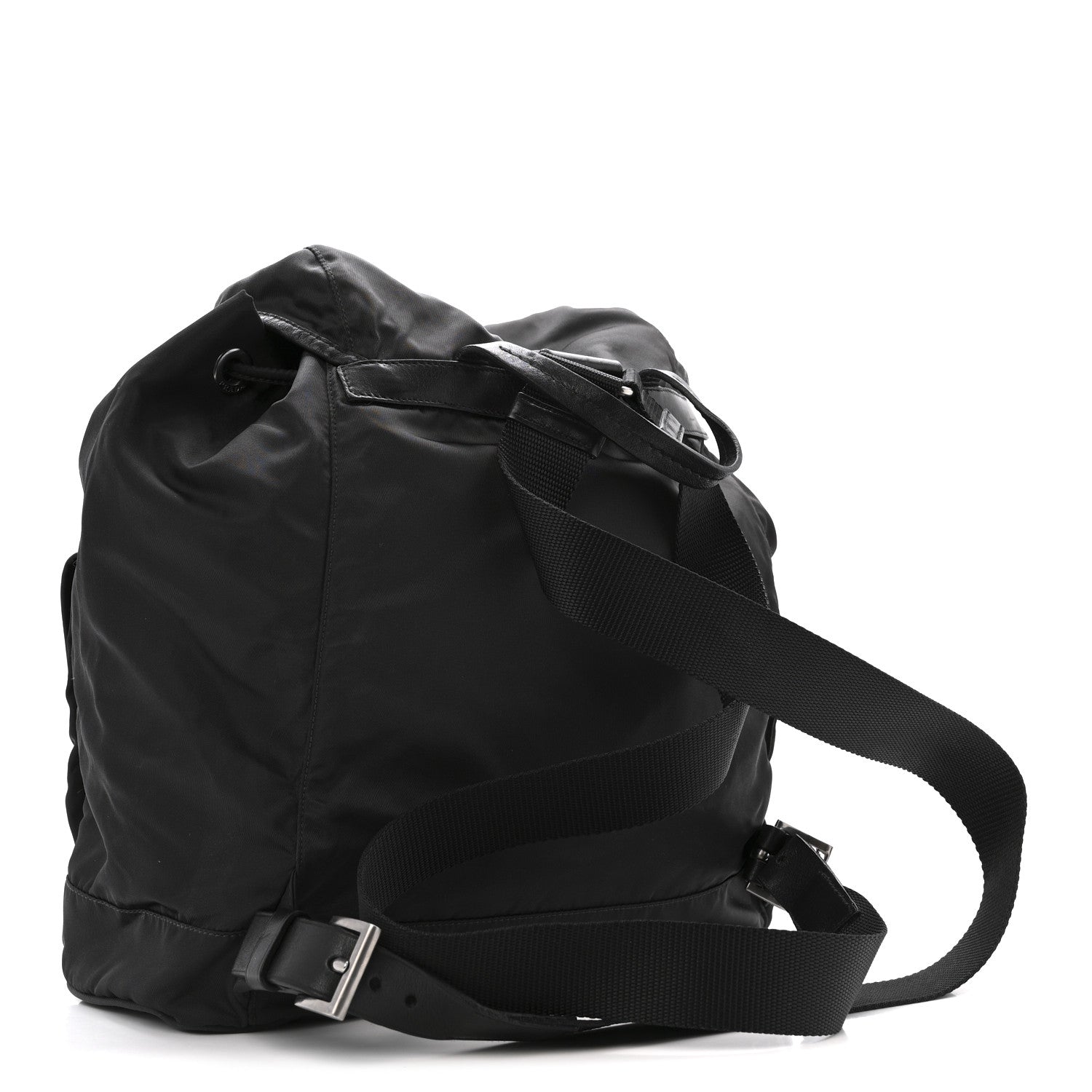 Prada Nylon Vela Medium Backpack Black 3 of 15